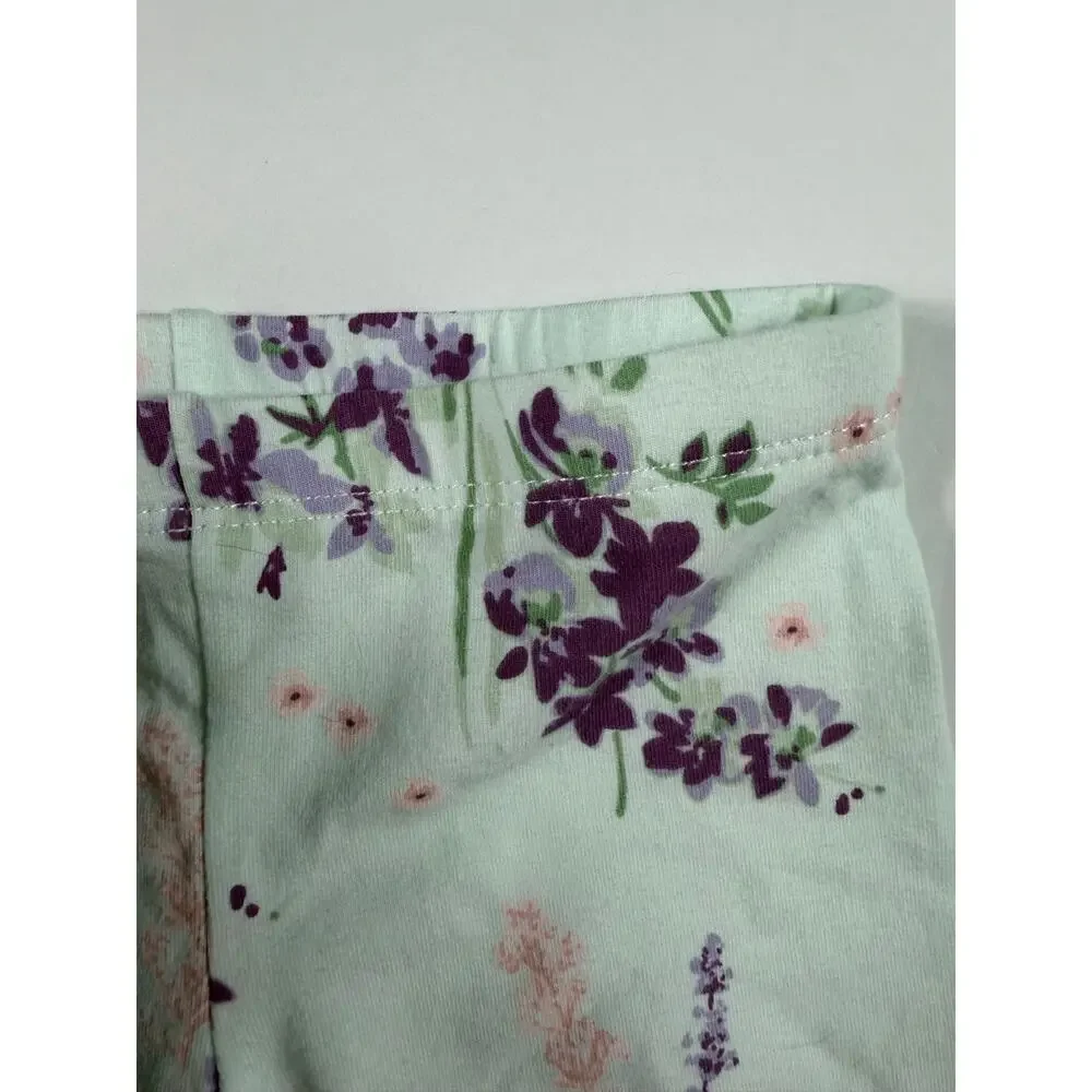 Starting Out Bunny Floral Tunic & Floral Bike Shorts Set Size 9 Months